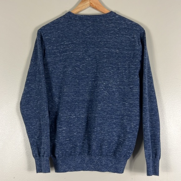 J. Crew Blue 100% Cotton Sweater - Picture 3 of 5